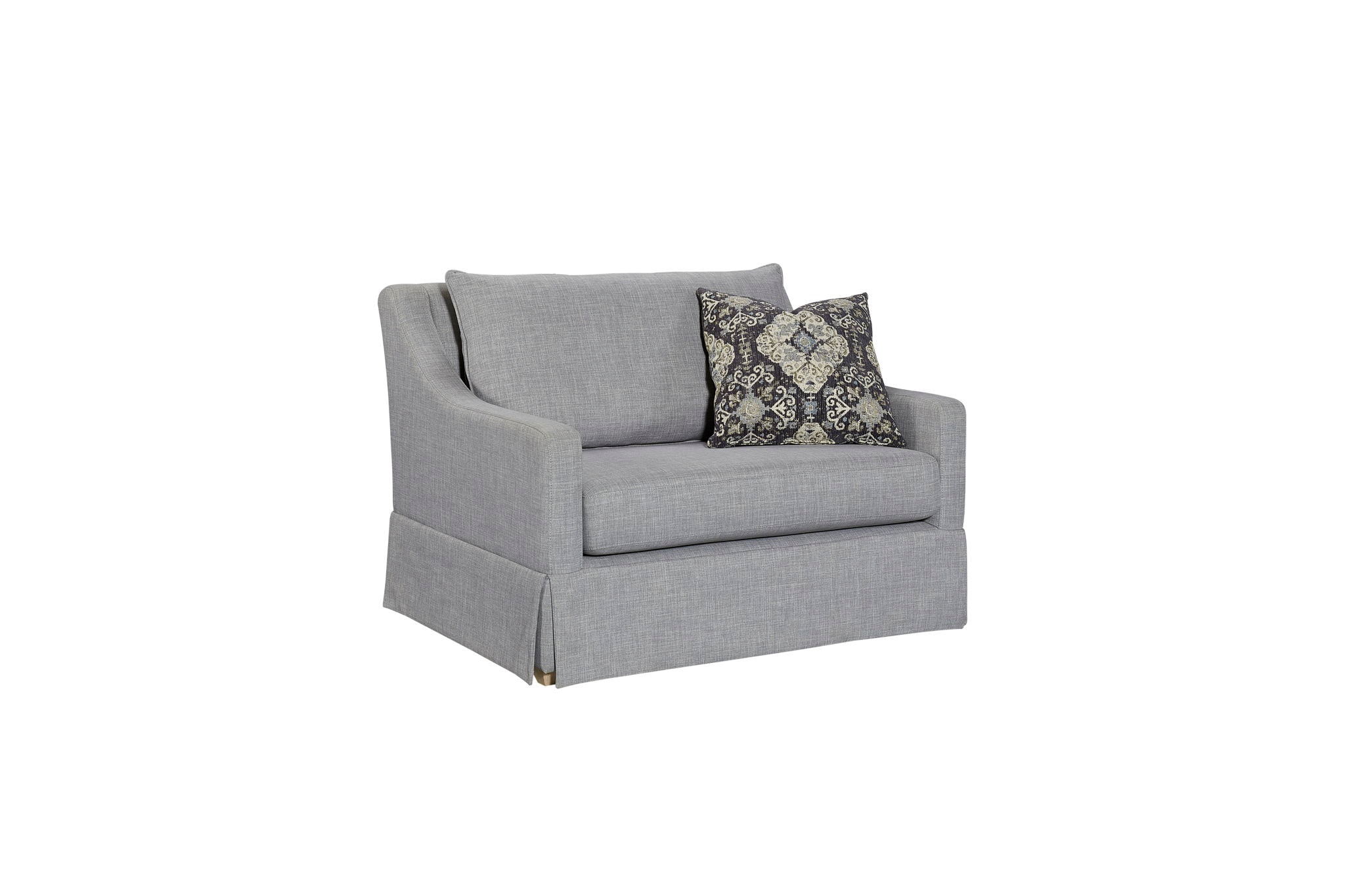 Citrus Heights - Chair And 1/2 With 1 Pillow - Gray