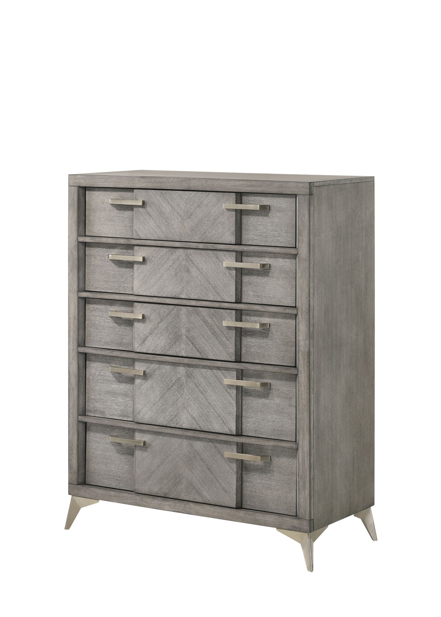 Aries - 6 Drawer Dresser - Gray
