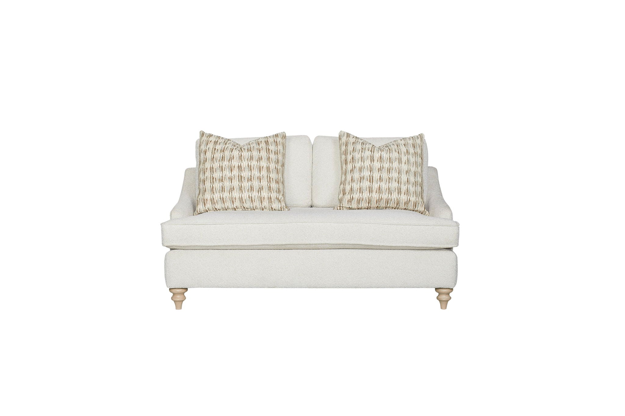 Citrus Heights - Loveseat With 2 Pillows - White