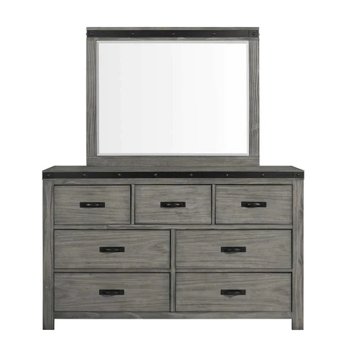 Wade Gray Bedroom Queen Or King 4 Piece Set