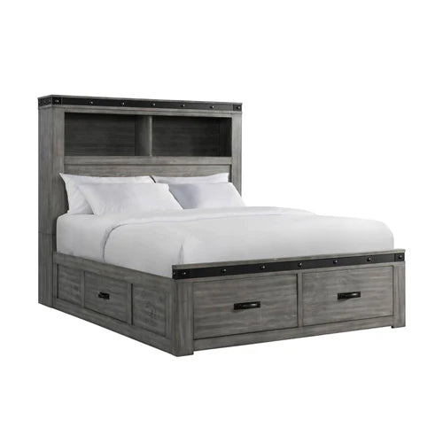 Wade Gray Bedroom Queen Or King 4 Piece Set