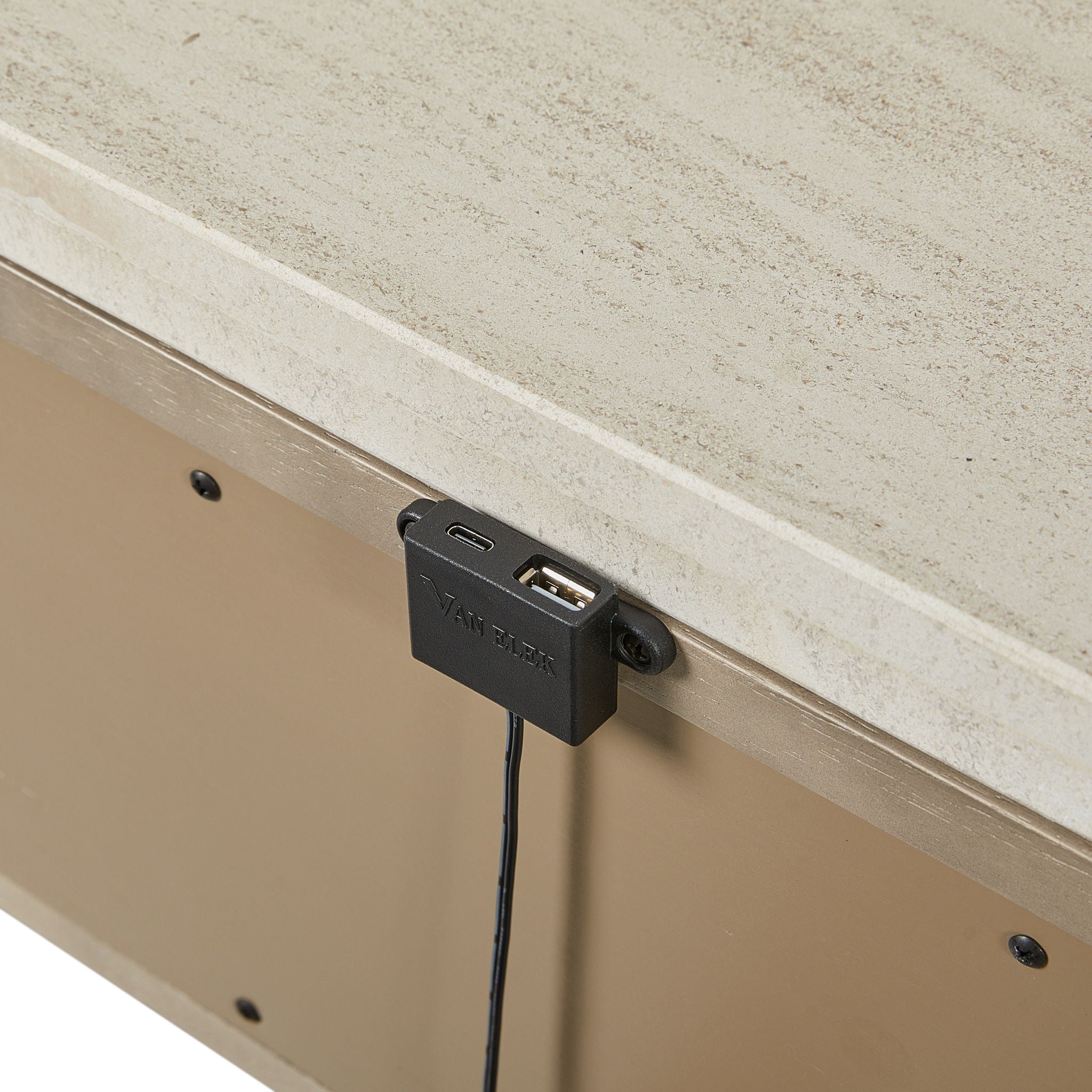 Trilogy - Two Drawer Nightstand With Rope Fronts - Toffee