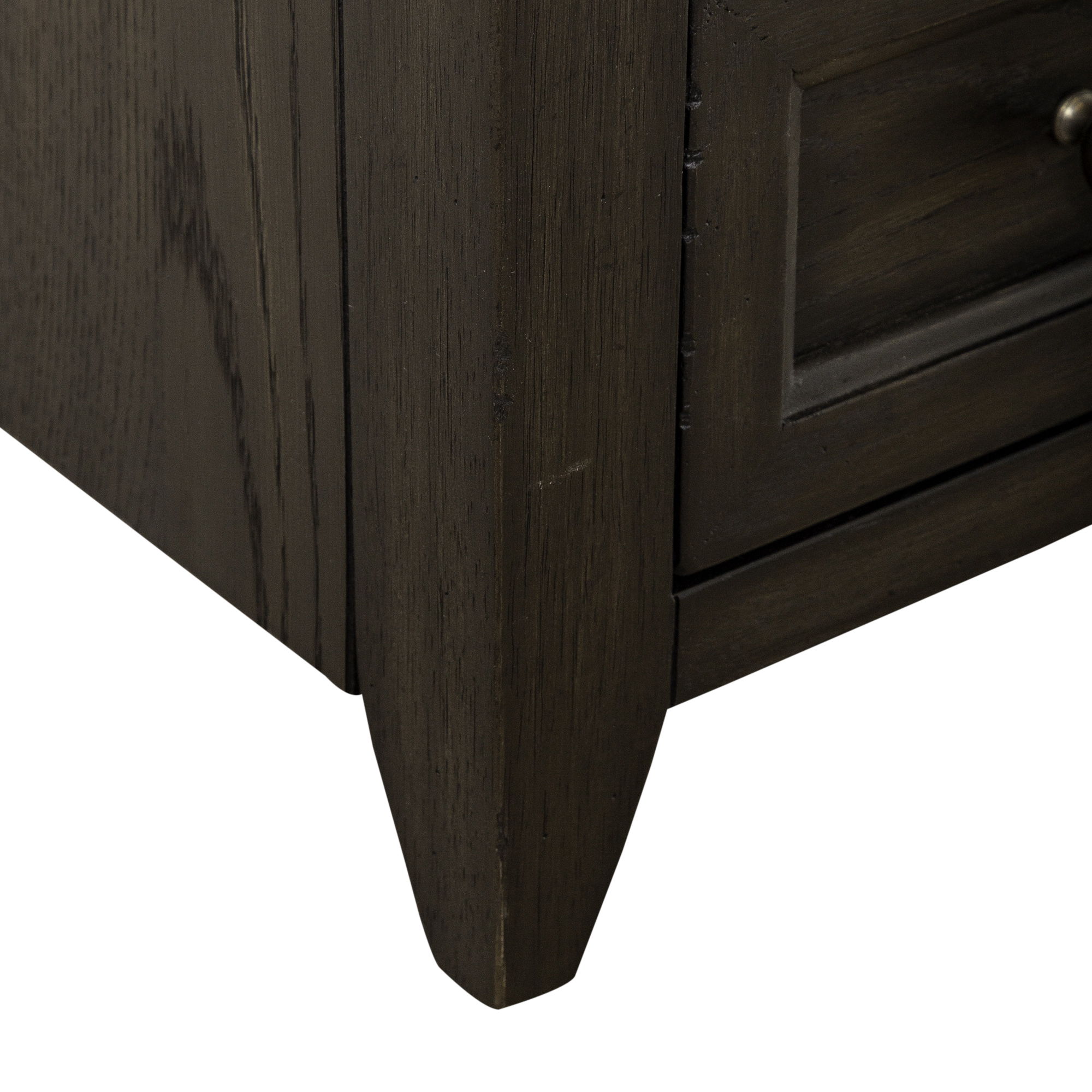 Mill Creek - Chair Side Table - Dark Brown