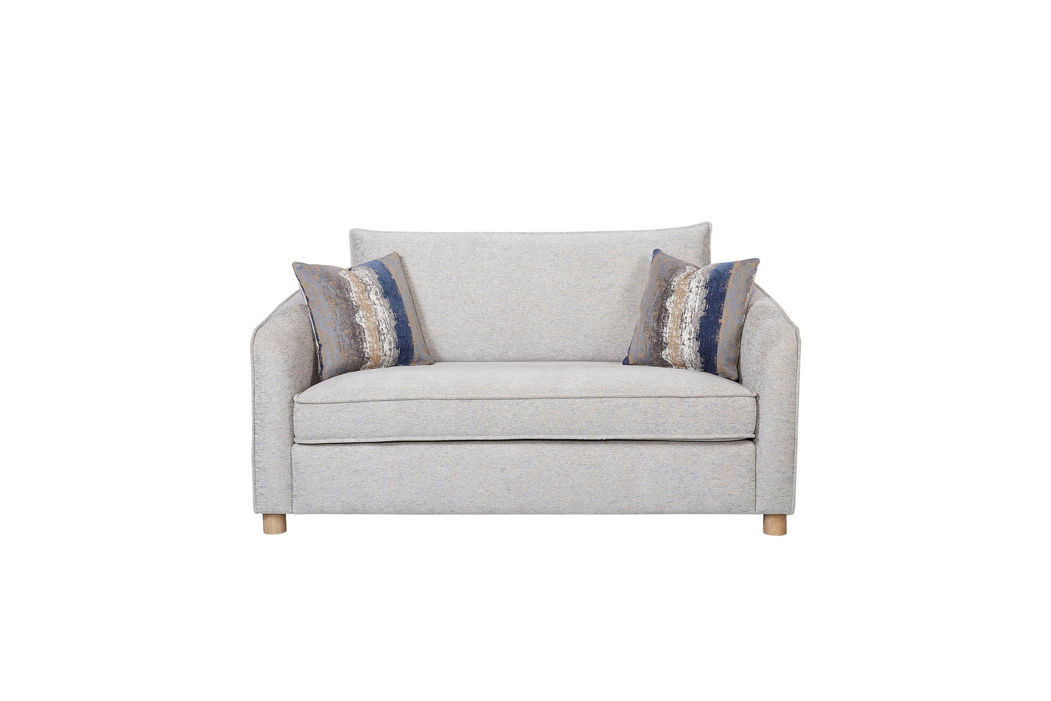 Trilogy - Loveseat - Pearl Silver