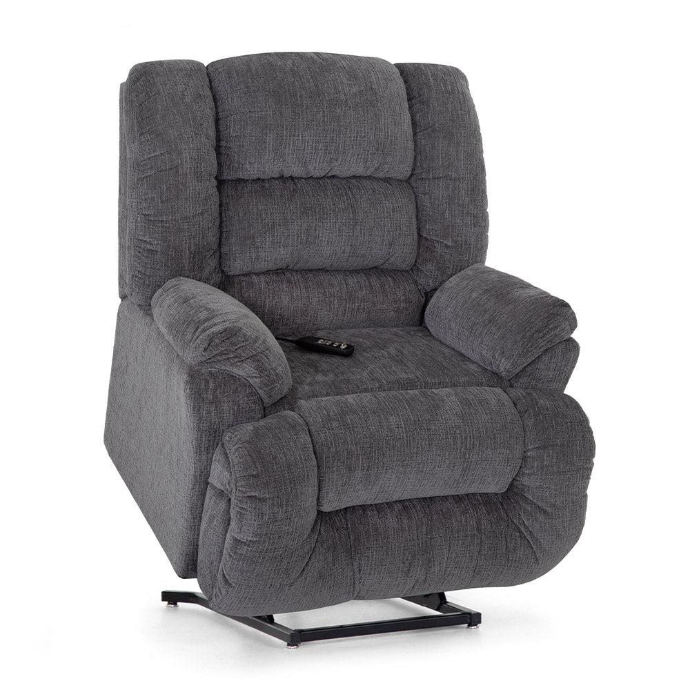 4468 Stockton Lift Chair in 3300-05 Badge Charcoal by Franklin Corp up to 500#