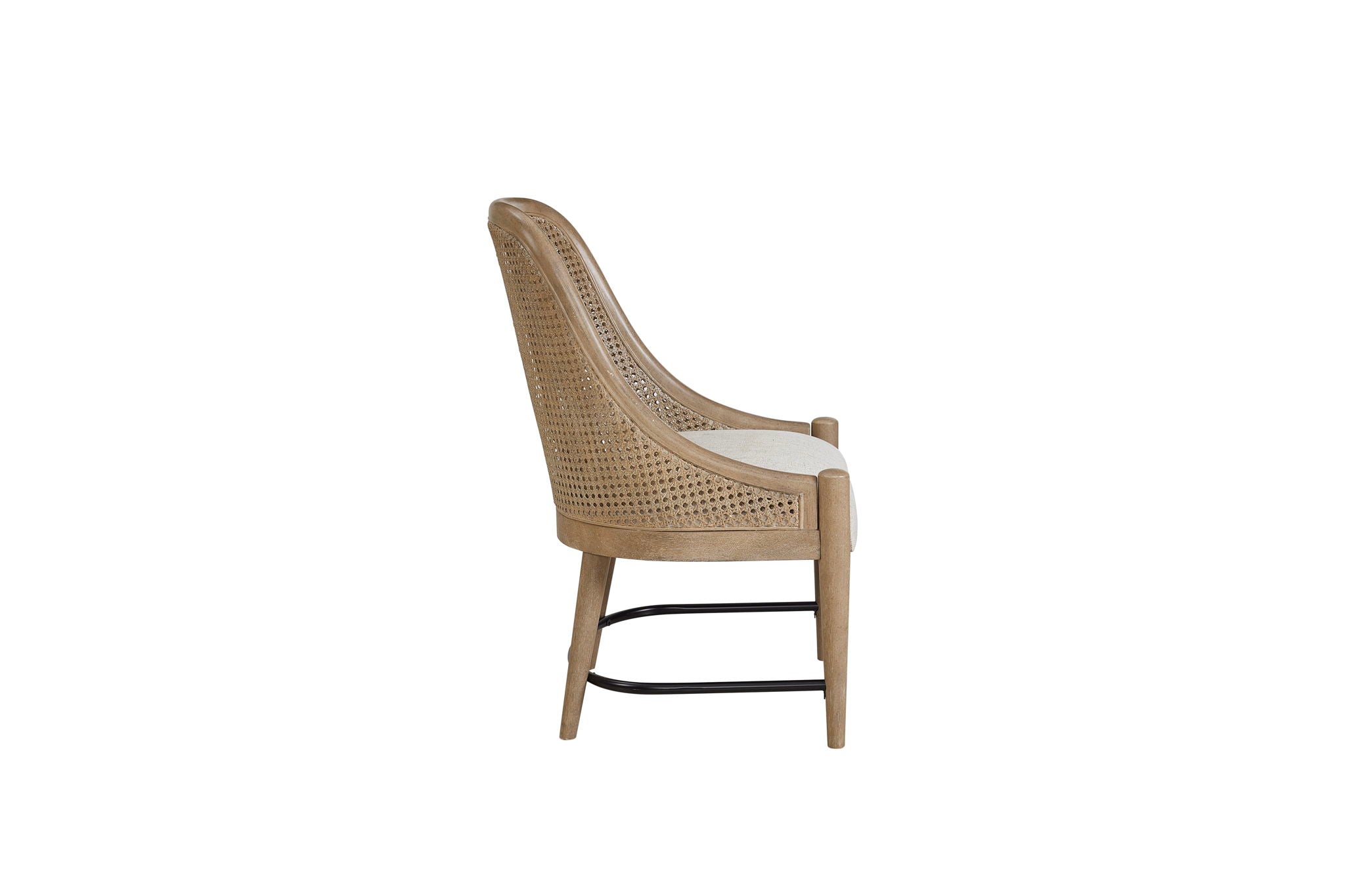 Citrus Heights - Cane Back Host Chair (Set of 2) - Sand