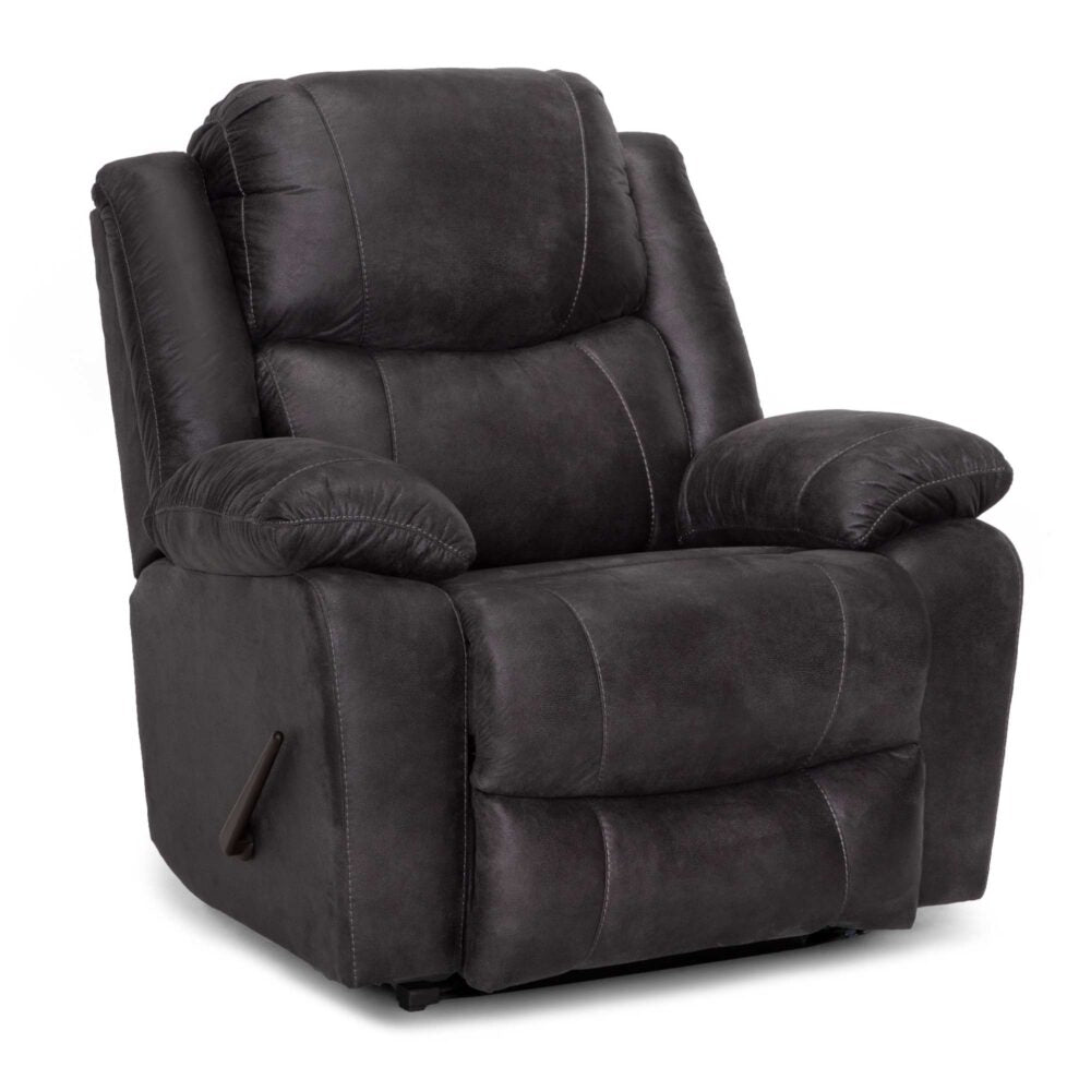 9534 Caesar 500 lb. Westview Slate Fabric Recliner by Franklin