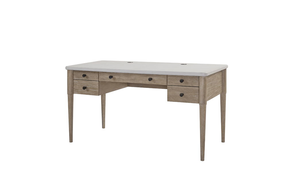 Citrus Heights - 5-Drawer Desk - Sand