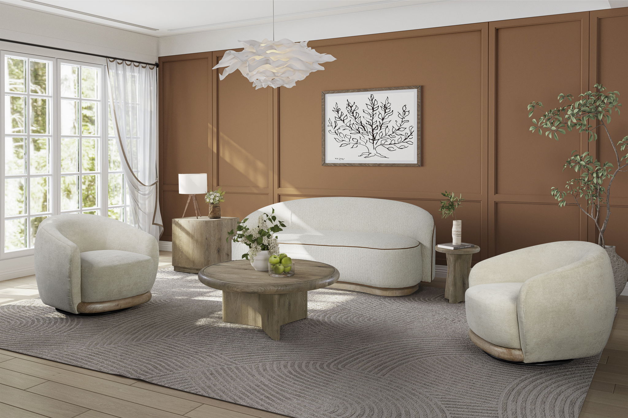 Pagosa - Accent Table - English Knotty Oak