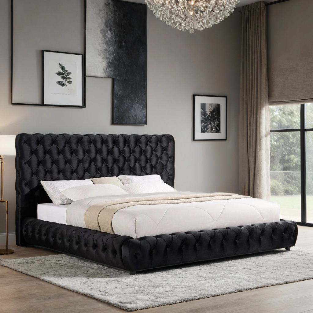 Dream Black Platform Bed