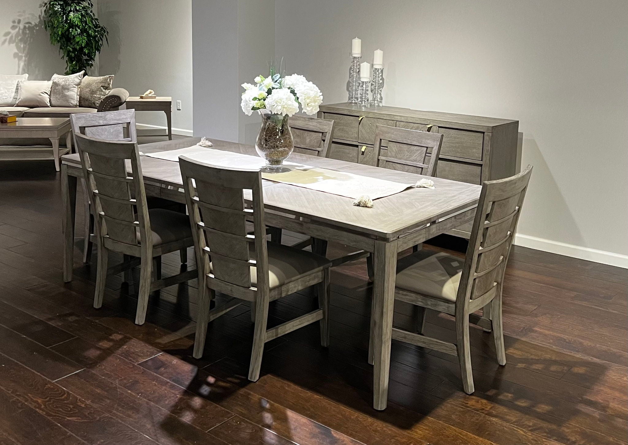 Aries - Rectangle Dining Table - Gray