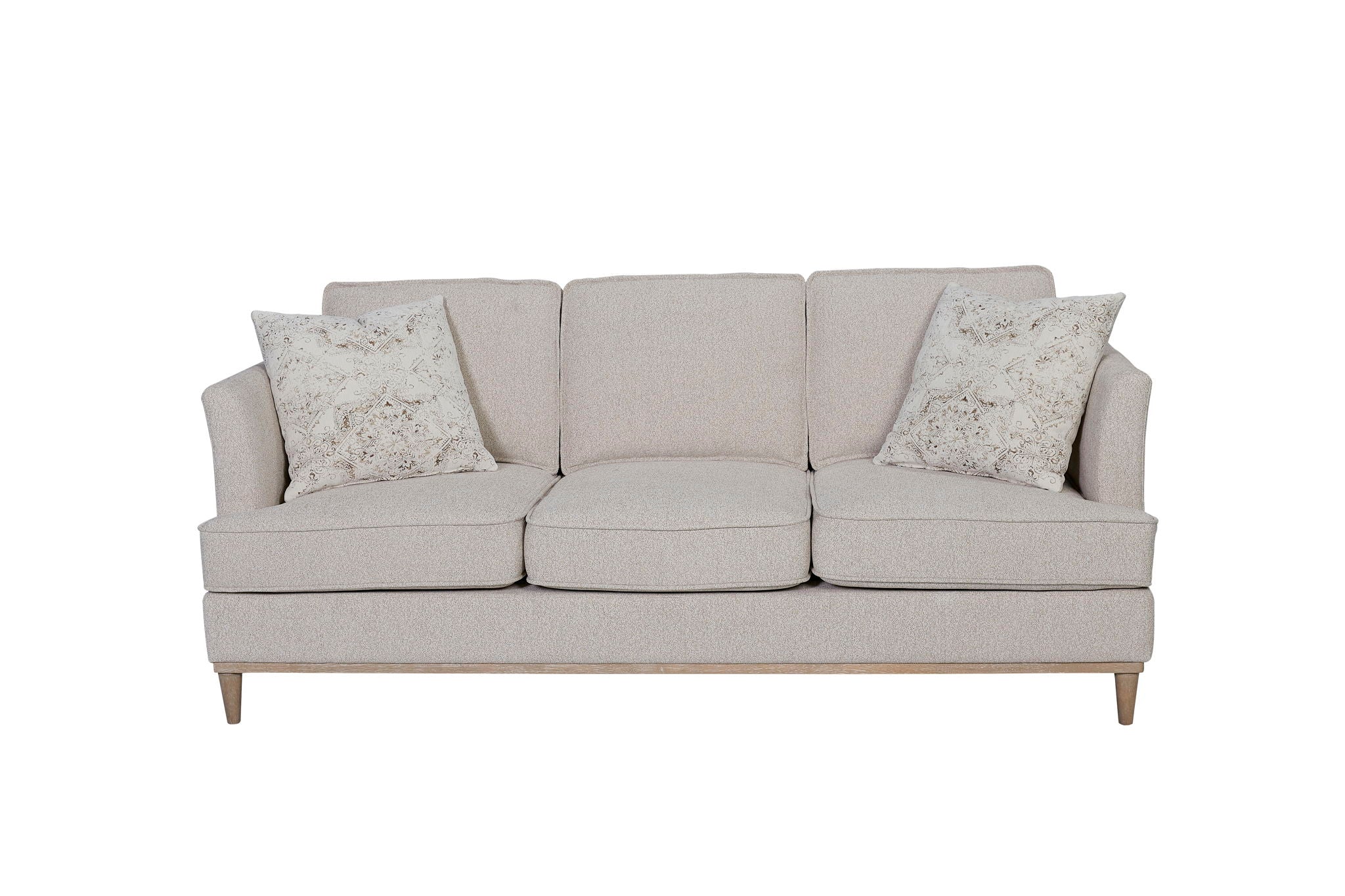 Citrus Heights - Sofa With 2 Pillows - Pearl Silver